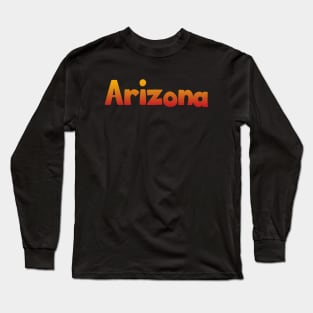 Grand Canyon Arizona map Grand Canyon photo Arizona tourism Long Sleeve T-Shirt